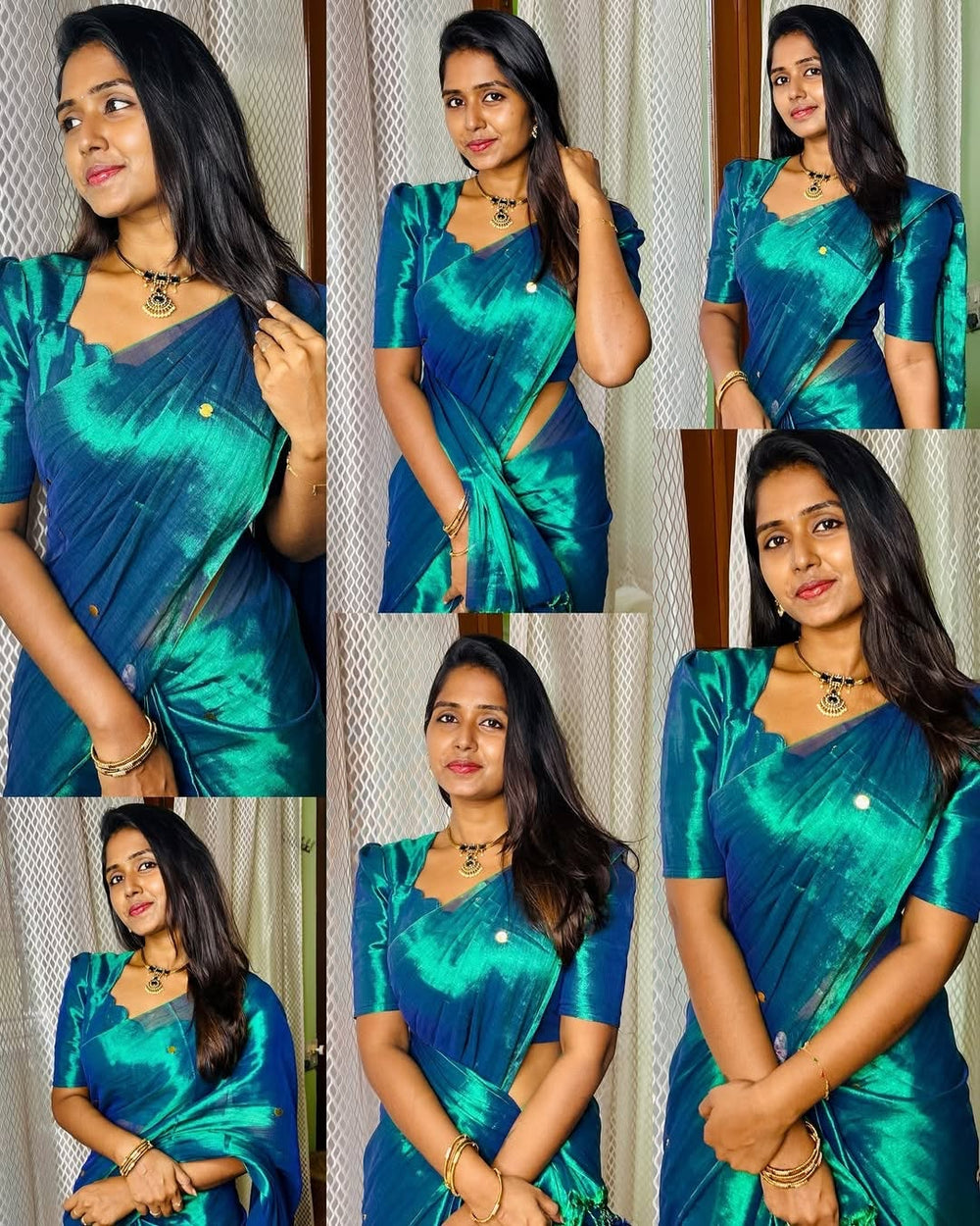 Peacock Raga Tissue Soft Silk Saree
