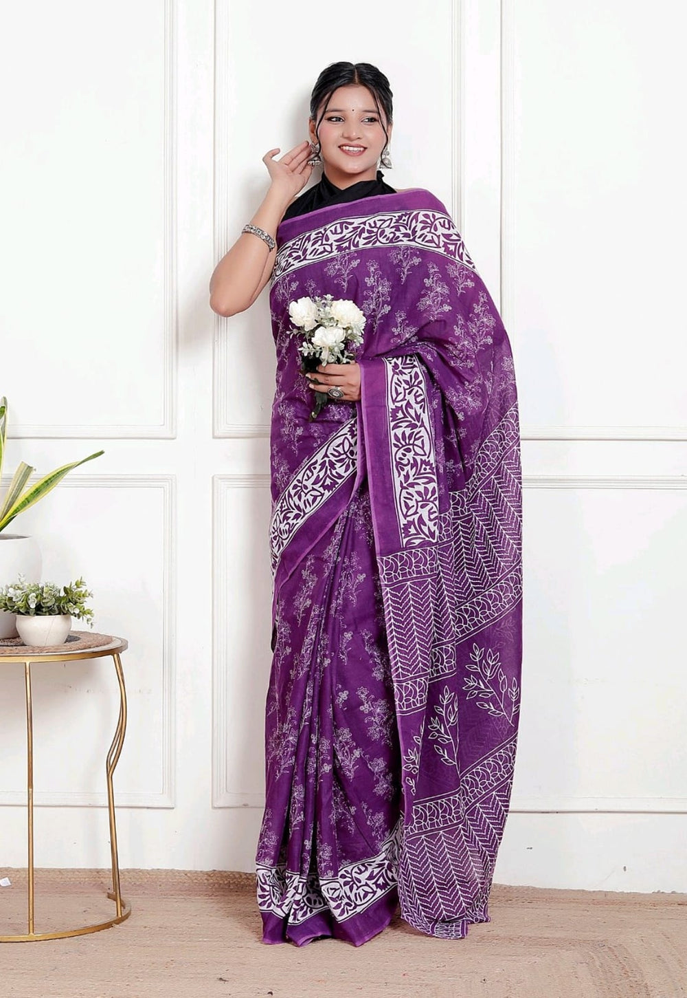 Mul Mul Cotton Saree
