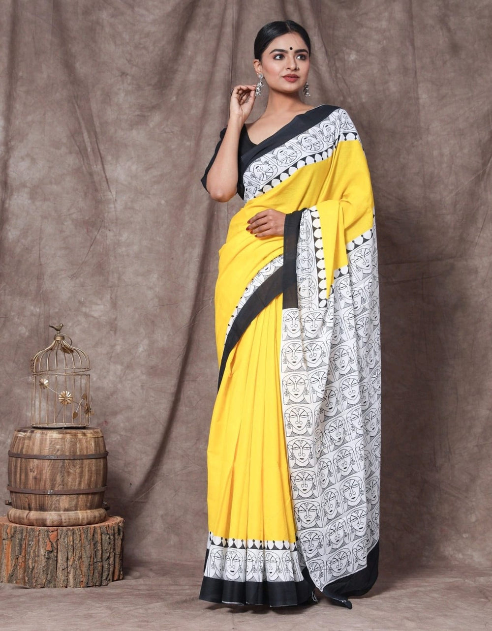 Mul Mul Cotton Saree