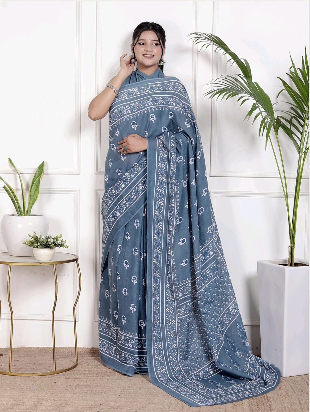 Mul Mul Cotton Saree
