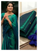 Peacock Raga Tissue Soft Silk Saree